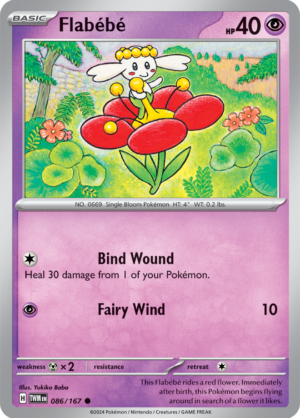 Pokémon TCG Flabébé – TWM 086/167 Common Regular – EN