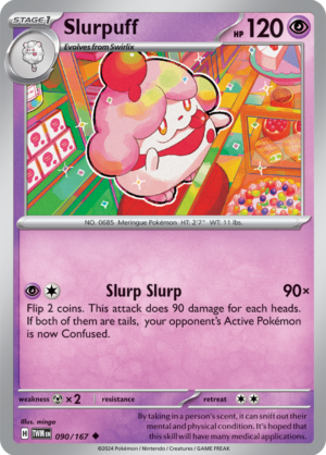Pokémon TCG Slurpuff – TWM 090/167 Uncommon Regular – EN