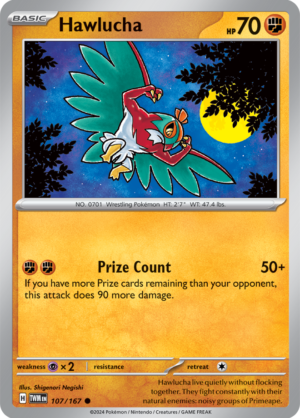 Pokémon TCG Hawlucha – TWM 107/167 Common Regular – EN