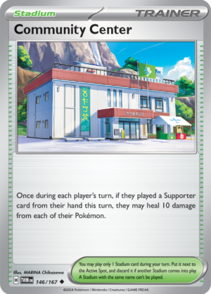 Pokémon TCG Community Center – TWM 146/167 Uncommon Regular – EN