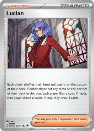 Pokémon TCG Lucian – TWM 157/167 Uncommon Regular – EN