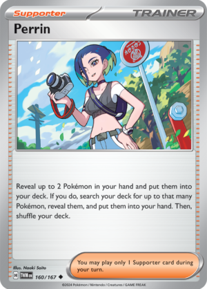 Pokémon TCG Perrin – TWM 160/167 Uncommon Regular – EN