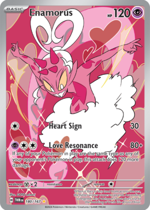 Pokémon TCG Enamorus – TWM 180/167 Illustration Rare Holo – EN