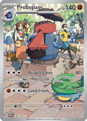 Pokémon TCG Probopass – TWM 182/167 Illustration Rare Holo – EN