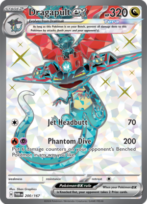 Pokémon TCG Dragapult ex – TWM 200/167 Ultra Rare Holo – EN