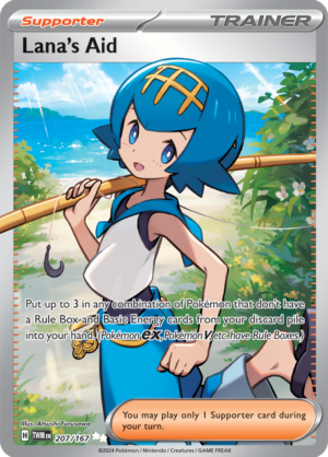 Pokémon TCG Lana's Aid – TWM 207/167 Ultra Rare Holo – EN