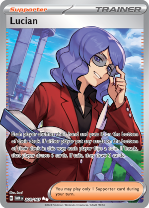 Pokémon TCG Lucian – TWM 208/167 Ultra Rare Holo – EN