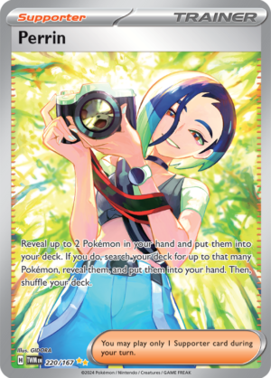 Pokémon TCG Perrin – TWM 220/167 Special Illustration Rare Holo – EN