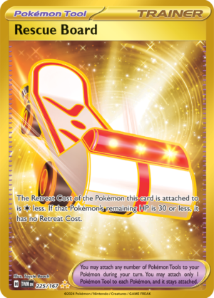 Pokémon TCG Rescue Board – TWM 225/167 Hyper Rare Holo – EN