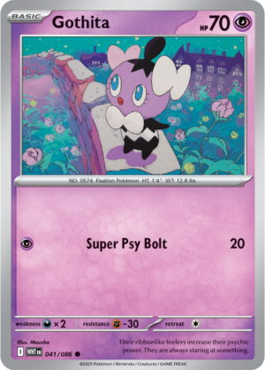 Pokémon TCG Gothita – WHT 041/086 Common Reverse Holofoil – EN