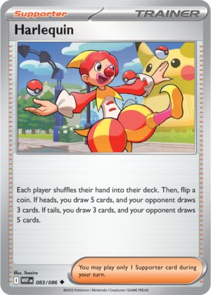 Pokémon TCG Harlequin – WHT 083/086 Uncommon Reverse Holofoil – EN