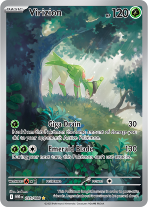 Pokémon TCG Virizion – WHT 095/086 Illustration Rare Holo – EN