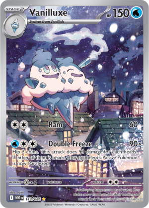 Pokémon TCG Vanilluxe – WHT 113/086 Illustration Rare Holo – EN