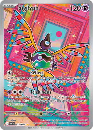 Pokémon TCG Sigilyph – WHT 121/086 Illustration Rare Holo – EN