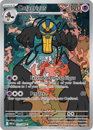 Pokémon TCG Cofagrigus – WHT 123/086 Illustration Rare Holo – EN