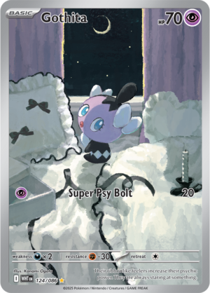 Pokémon TCG Gothita – WHT 124/086 Illustration Rare Holo – EN