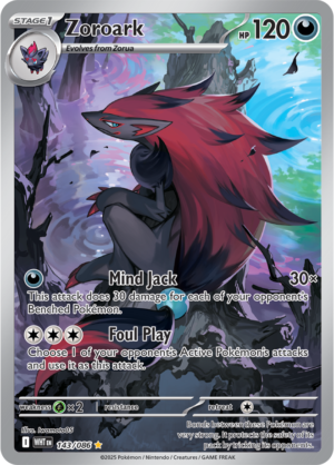 Pokémon TCG Zoroark – WHT 143/086 Illustration Rare Holo – EN