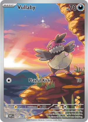 Pokémon TCG Vullaby – WHT 144/086 Illustration Rare Holo – EN