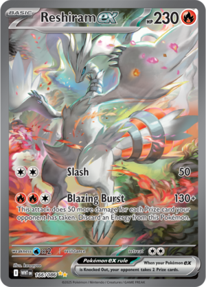 Pokémon TCG Reshiram ex – WHT 166/086 Special Illustration Rare Holo – EN