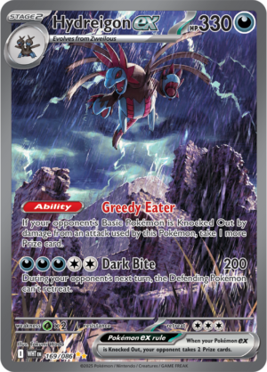 Pokémon TCG Hydreigon ex – WHT 169/086 Special Illustration Rare Holo – EN