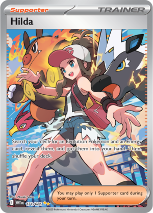 Pokémon TCG Hilda – WHT 171/086 Special Illustration Rare Holo – EN